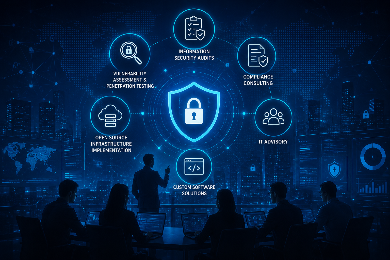 Connected cybersecurity, infrastructure and digital expertise